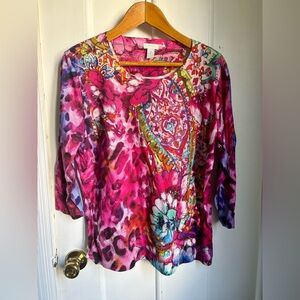 Chico’s Top Size 2 EUC